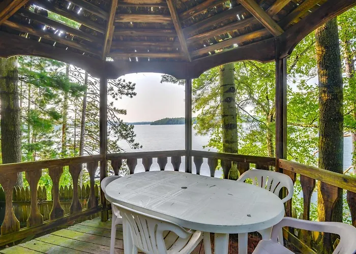 Lakefront Harrisville Cabin W/ Dock & Decks!